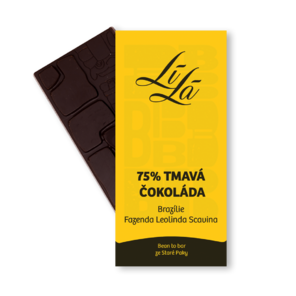 LÍLÁ 75% hořká čokoláda BRAZÍLIE Fazenda Leonilinda Scavina 50 g