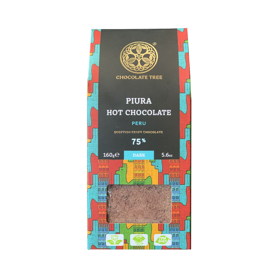 Chocolate Tree Piura Peru 75% horká hořká čokoláda BIO 160 g