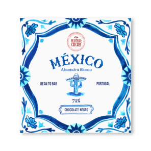 Feitoria do Cacao 72% hořká čokoláda MEXICO ALMENDRA BLANCA 50 g
