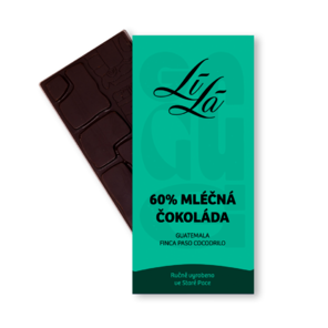 LÍLÁ 60% mléčná čokoláda Guatemala 50 g