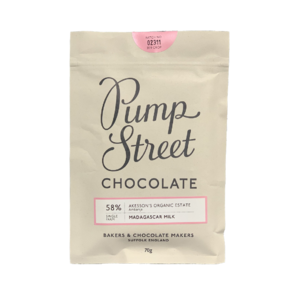 Pump Street 58% mléčná čokoláda Madagaskar 70 g