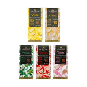 Valrhona degustační sada čokolád FRENCH KISS 350 g