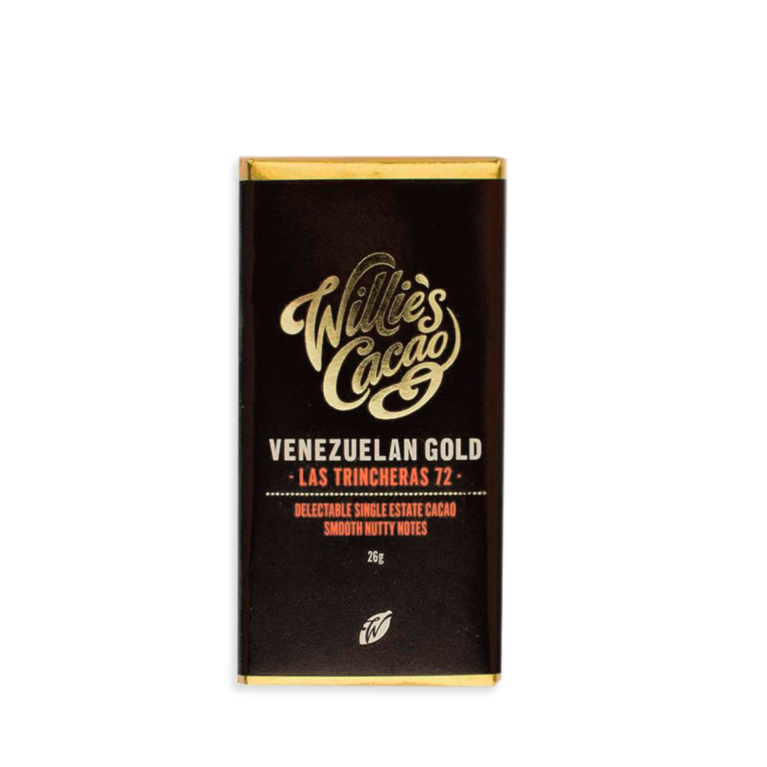 Willie's Cacao BABY Las Trincheras Gold 72% hořká čokoláda 26 g