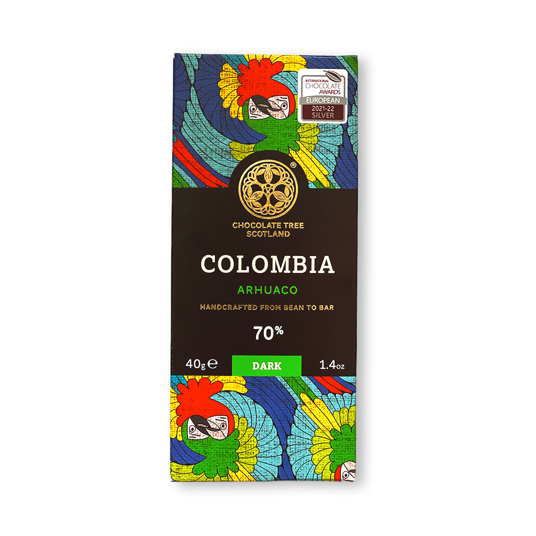 Chocolate Tree MINI 70% hořká čokoláda COLOMBIA ARHUACO 40 g