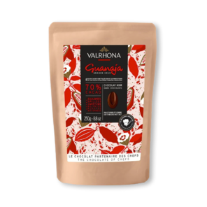 Valrhona 70% hořká čokoláda pecky GUANAJA 250g