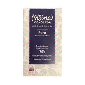 Míšina čokoláda 70% hořká čokoláda - Peru Piura Blanco 50 g