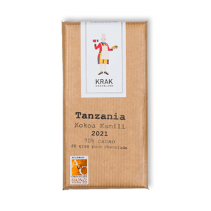 KRAK 70% hořká čokoláda Tanzania Kokoa Kamili 2021 80 g