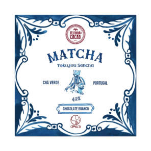 Feitoria do Cacao 42% bílá čokoláda MATCHA a SENCHA 50 g