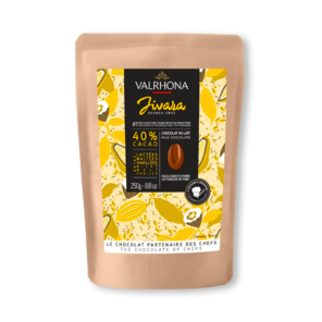 Valrhona 40% mléčná čokoláda pecky JIVARA 250 g