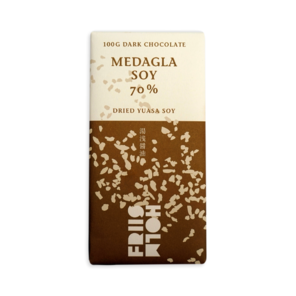 FRIIS-HOLM 70% hořká čokoláda se sójovými boby MEDAGLA SOY 100 g