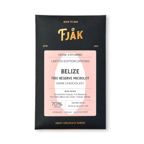 FJAK Sjokolade 70% hořká čokoláda BELIZE TRIO RESERVE MICROLOT 60 g