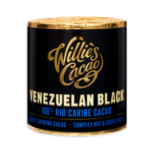 Willie's Cacao Venezuelan Black, 100% Rio Caribe čokoládový váleček 180 g