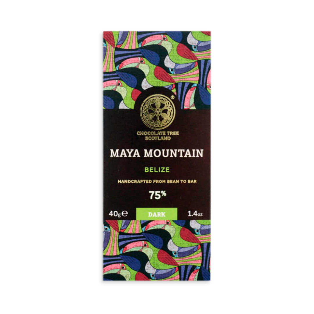 Chocolate Tree MINI Belize Maya Mountain 75% hořká čokoláda BIO 40 g