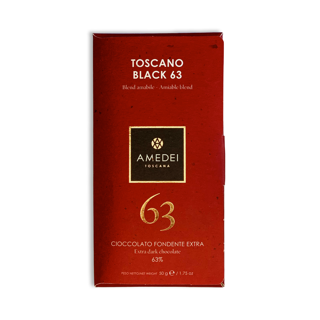 Amedei Toscano Black 63% hořká čokoláda 50g