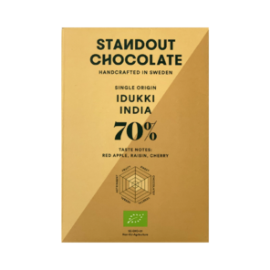 Standout Chocolate EXP 70% hořká čokoláda Idukki India BIO 50 g