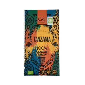 GR 100% hořká čokoláda Tanzania s praženými boby BIO 50 g