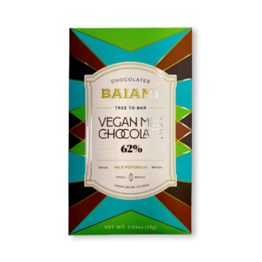Baianí Chocolates 62% hořká čokoláda VEGAN MILK 58 g