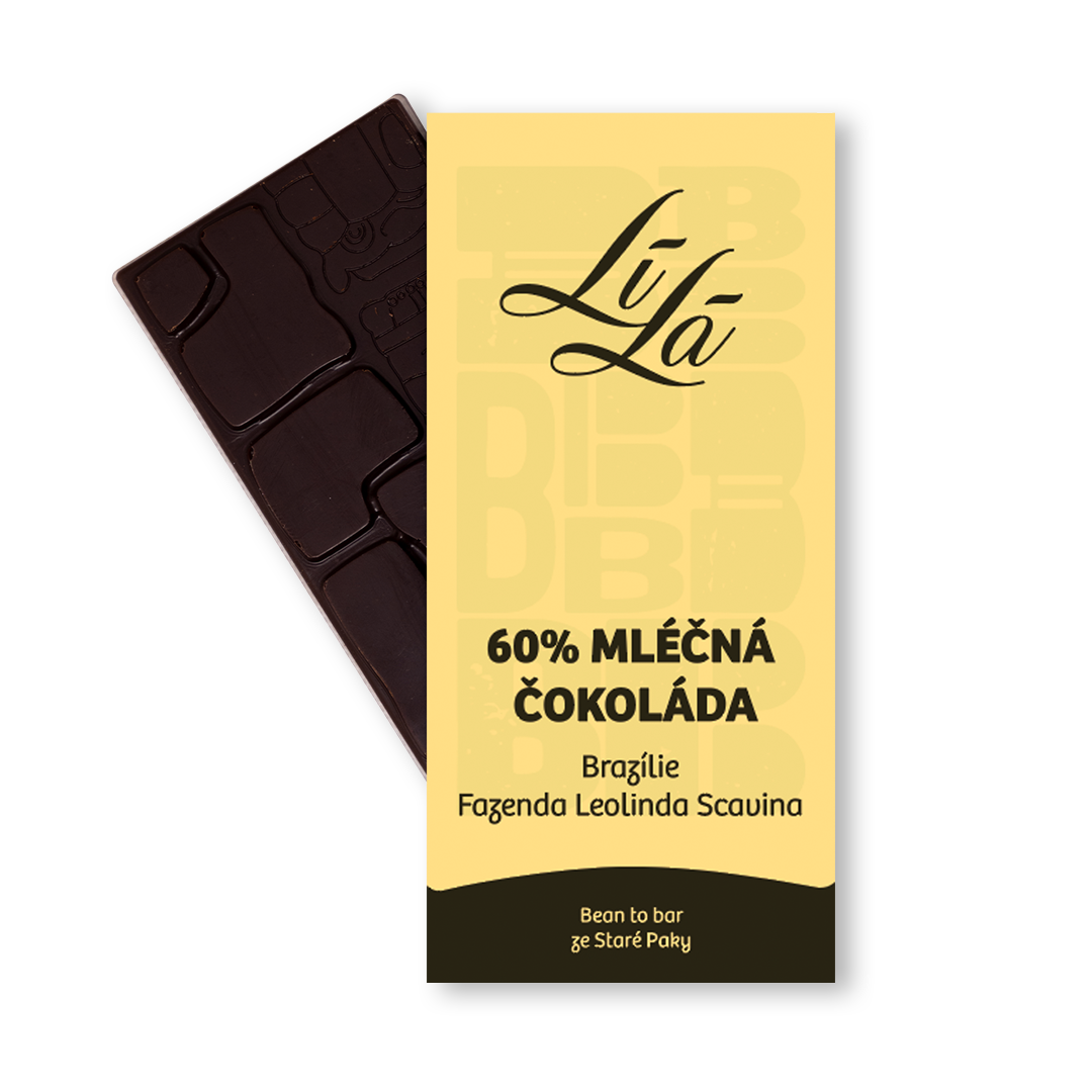 LÍLÁ 60% mléčná čokoláda FILIPÍNY Luna 50 g