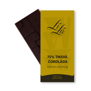 LÍLÁ 75% hořká čokoláda VIETNAM Lam Dong 50 g