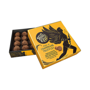 Willie's Cacao 72% hořké truffles Marc de Champagne 110 g