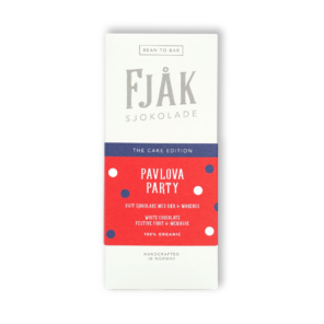 FJAK Sjokolade bílá čokoláda Pavlova Party se sušeným ovocem a meringuem 53 g