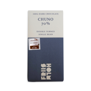 FRIIS-HOLM 70% hořká čokoláda CHUNO DOUBLE TURNED 100 g