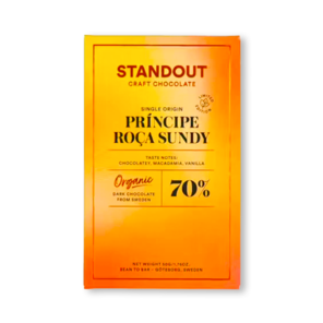 Standout Chocolate 70% hořká čokoláda PRÍNCIPE ROCA SUNDY Limited Edition BIO 50 g