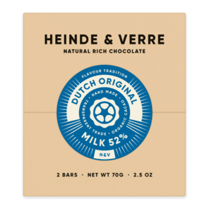 Heinde & Verre 52% mléčná čokoláda Dutch Original Milk 70 g