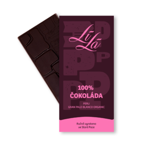 LÍLÁ 100% hořká čokoláda Peru 50 g