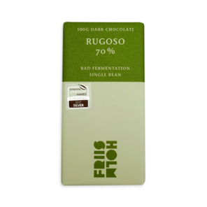 FRIIS-HOLM RUGOSO 70% hořká čokoláda, Bad fermentation 100 g