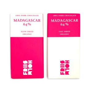 FRIIS-HOLM degustační sada čokolád PINK MADAGASCAR 64% 200 g
