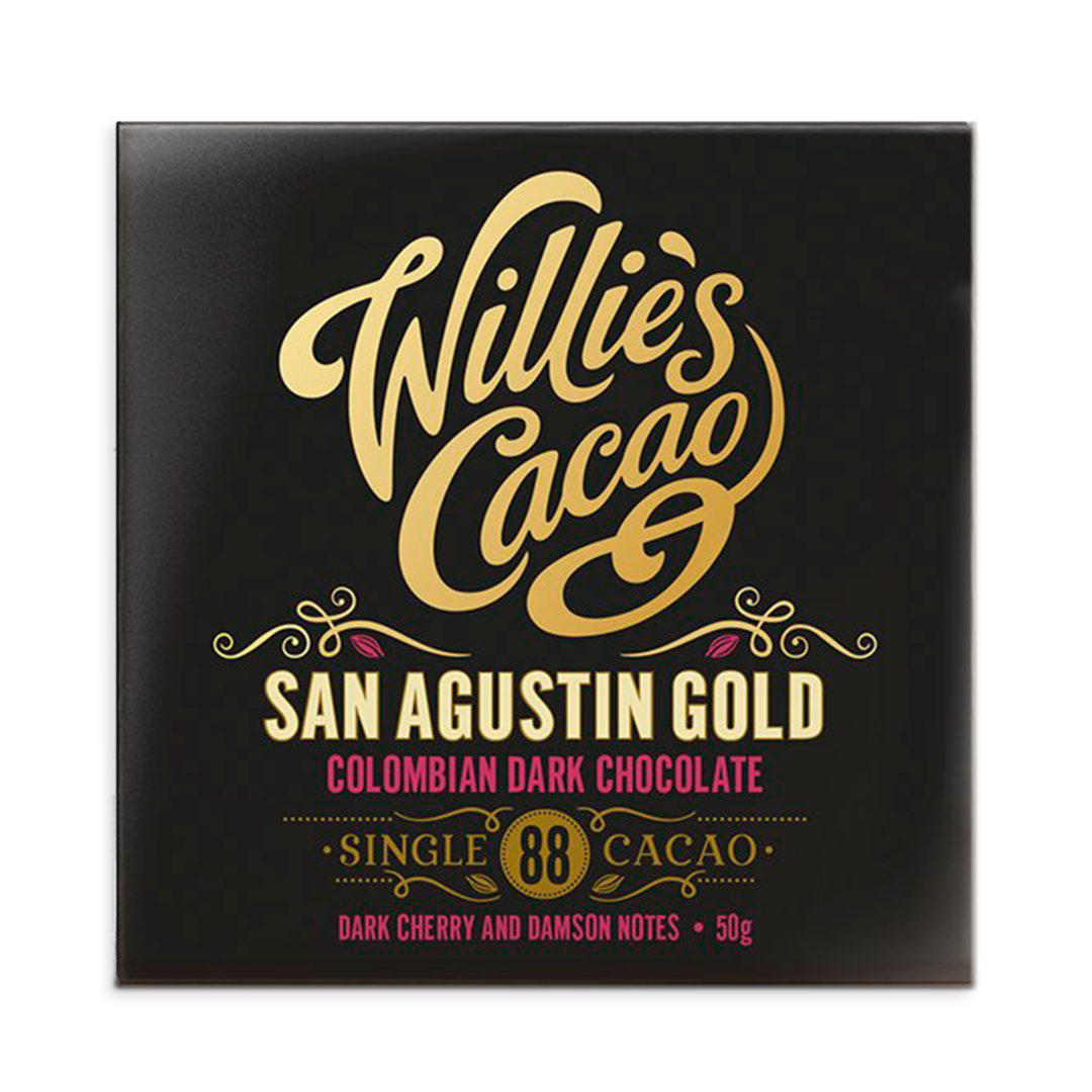 Willie's Cacao 88% hořká čokoláda San Agustin Gold Kolumbie 50 g
