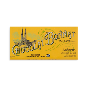 Bonnat Lait Grands Crus Asfarth 65% mléčná čokoláda 100 g
