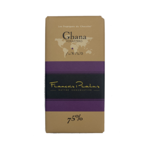Francois Pralus 75% hořká čokoláda Ghana 100 g