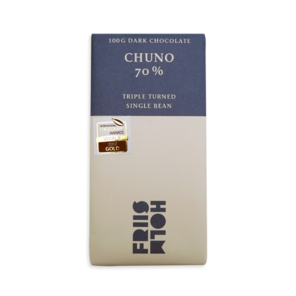 FRIIS-HOLM 70% hořká čokoláda CHUNO TRIPLE TURNED 100 g