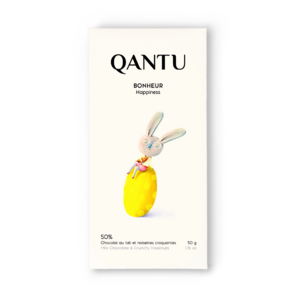 QANTU 50% mléčná čokoláda BONHEUR HAPPINESS 50 g