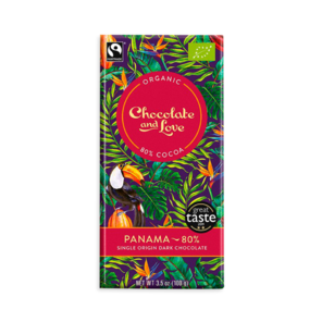 CH&L 80% hořká čokoláda Panama BIO 80 g