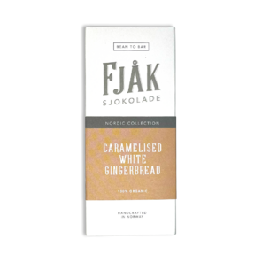 FJAK Sjokolade bílá čokoláda Caramelised white Gingerbread s perníkem 53 g