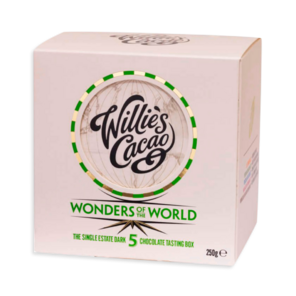 Willie's Cacao degustační sada čokolád WONDERS OF THE WORLD 250 g
