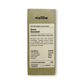 Mellow Chocolate 30% bílá čokoláda COCO CARAMEL BIO 53 g