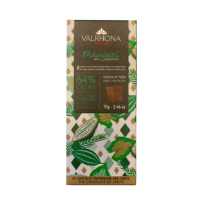 Valrhona 64% hořká čokoláda MANJARI 70 g