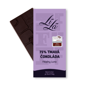 LÍLÁ 75% hořká čokoláda FILIPÍNY Luna 50 g