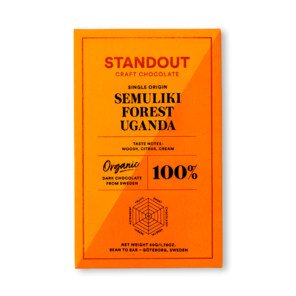 Standout Chocolate 100% hořká čokoláda Semuliki Forest UGANDA BIO 50 g