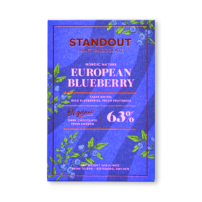 Standout Chocolate 63% hořká čokoláda BLACK CURRANT s rybízem BIO 50 g