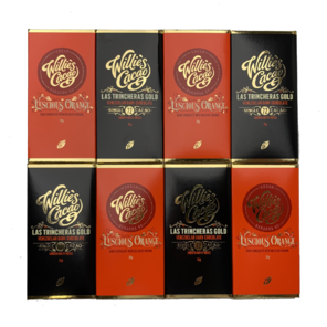 Willie's Cacao degustační sada čokolád PEKLO 208 g