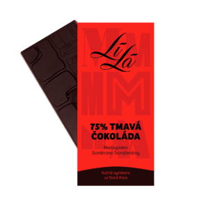 LÍLÁ 75% hořká čokoláda Madagaskar 50 g
