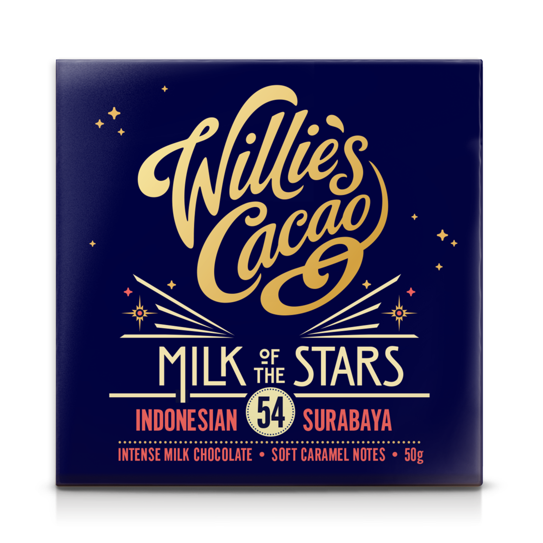 Willie's Cacao Milk of the Stars Surabaya 54% mléčná čokoláda 50 g