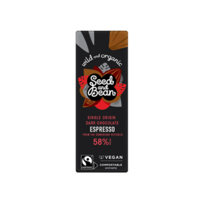 Seed and Bean BABY 58% hořká čokoláda káva Espresso BIO 25 g