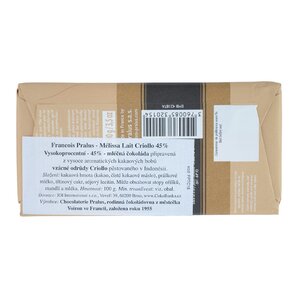 Francois Pralus 45% mléčná čokoláda MÉLISSA 100 g