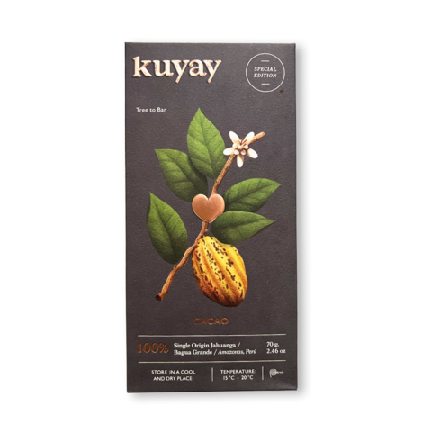 KUYAY 100% hořká čokoláda NOIR PREMIUM 70 g